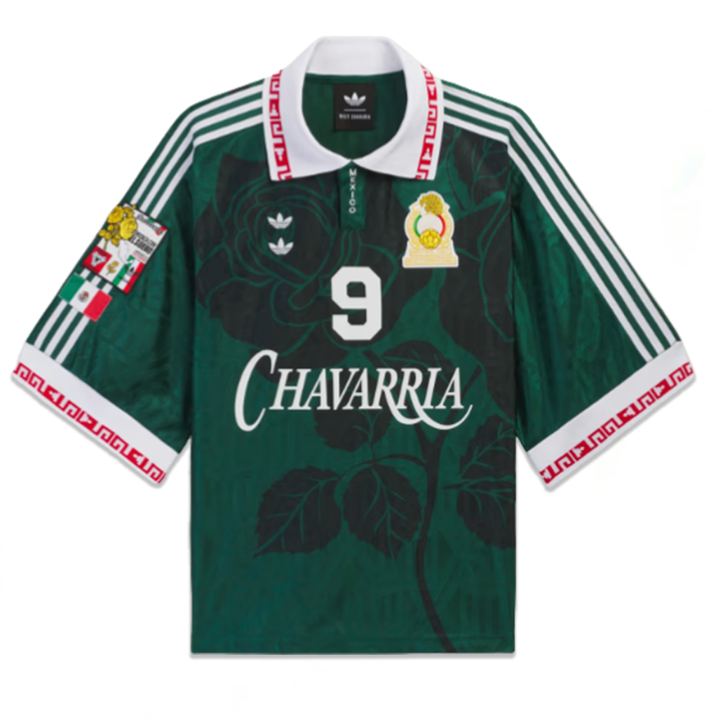 Adidas Originals x Willy Chavarria Soccer Jersey - Collegiate Green